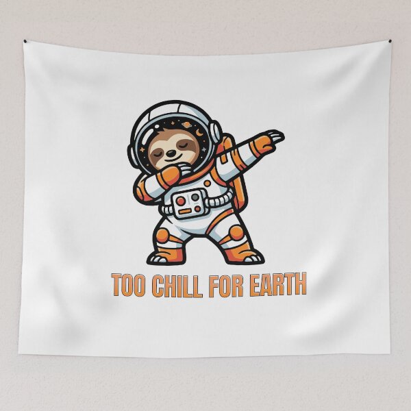Item preview, Funny Sloth Dapping In A Astronaut Suit designed and sold by Eric’s Creative Corner.