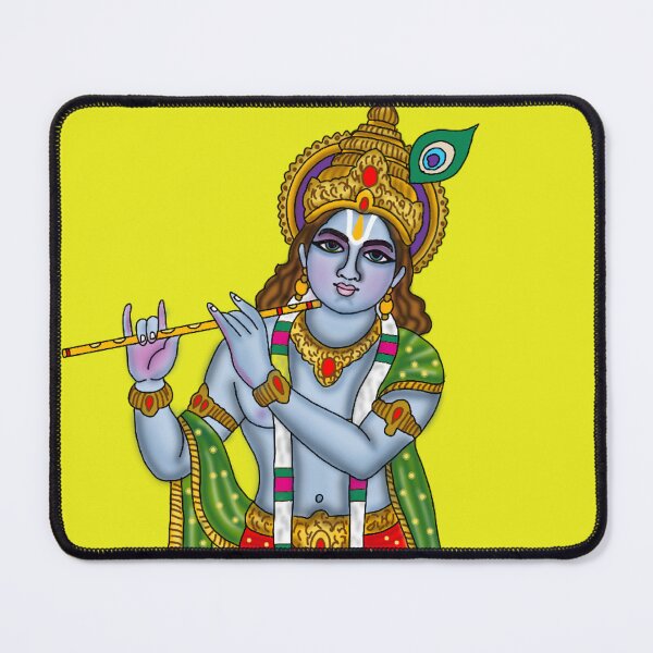 Item preview, Krishna Art – Divine Hindu God Illustration designed and sold by Harshit_Digital_Arts.