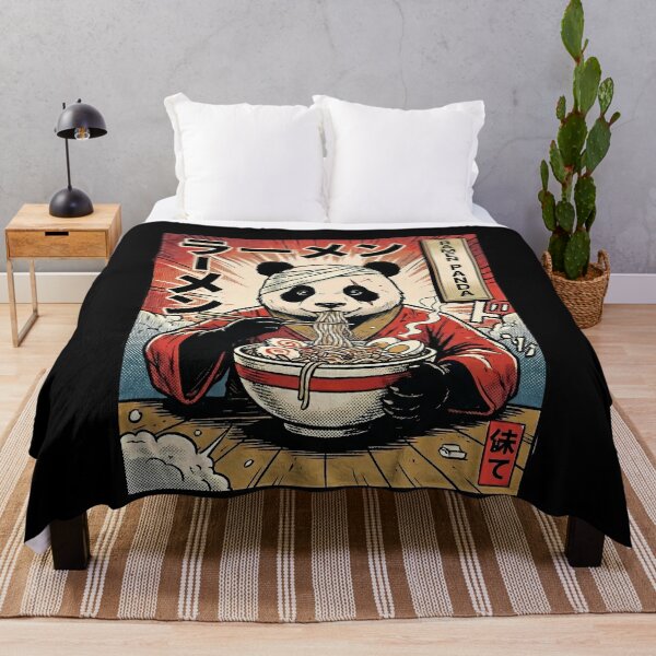 Item preview, Popart Ramen Panda Eating Noodles Japanese Style designed and sold by k3rstman1.
