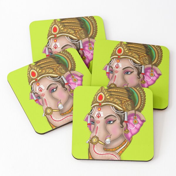 Item preview, Ganesha Art – Hindu Elephant God Illustration designed and sold by Harshit_Digital_Arts.