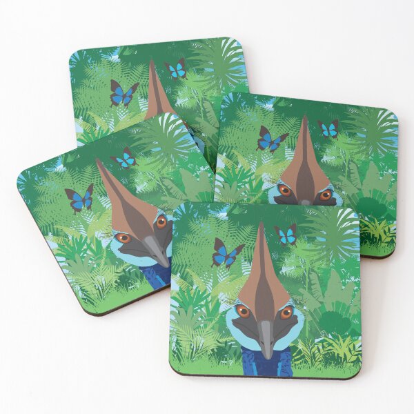 Item preview, Cassowary Australian Rainforest Butterfly Selfie designed and sold by blueidesign.