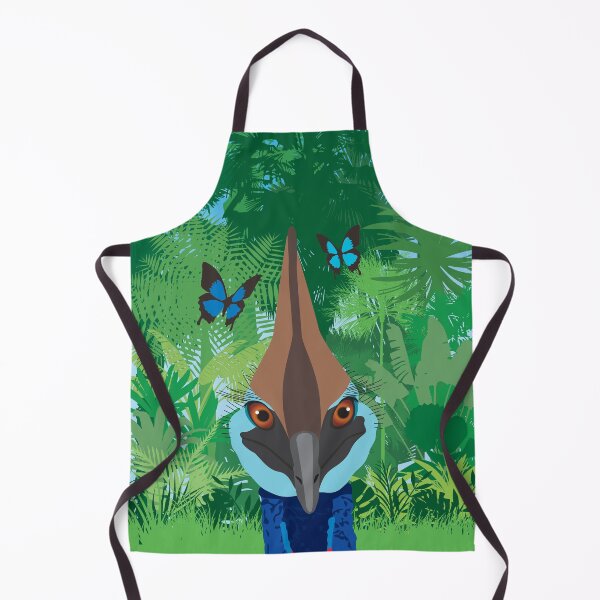 Item preview, Cassowary Australian Rainforest Butterfly Selfie designed and sold by blueidesign.