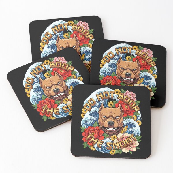 Item preview, Tough Pitbull Wave Gold Peony Japanese Art designed and sold by Tong4130.