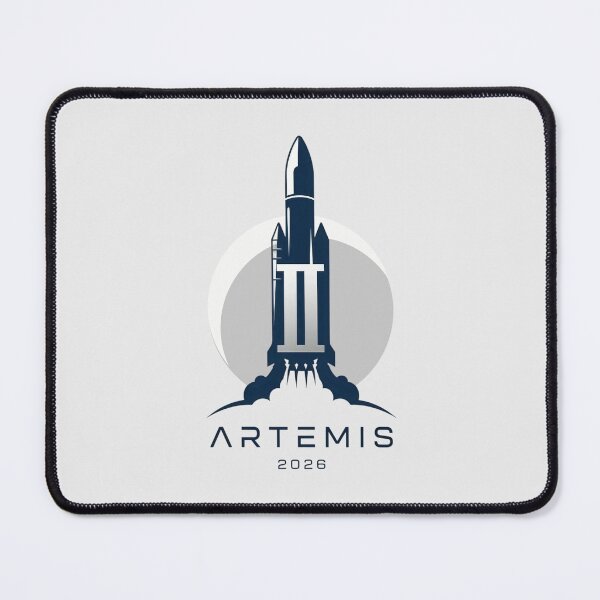 Item preview, Artemis 2026 Mission Logo SLS Rocket Moon Launch Art designed and sold by KiwiRider.