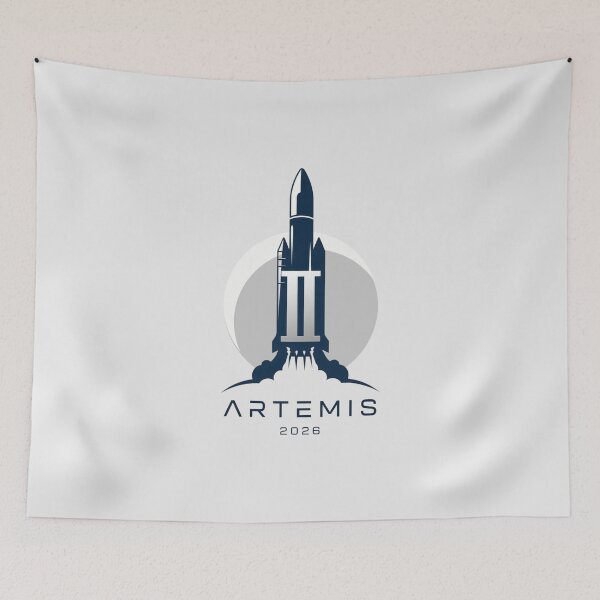 Item preview, Artemis 2026 Mission Logo SLS Rocket Moon Launch Art designed and sold by KiwiRider.