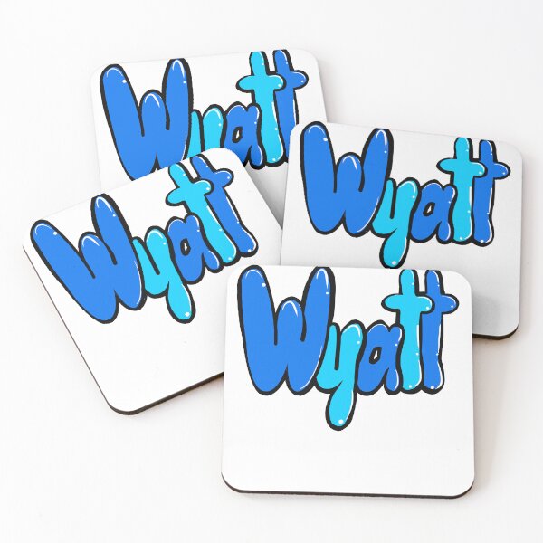 Item preview, Wyatt name in blue Top 10 best personalized gifts boys and men  personalised Graffiti name Wyatt designed and sold by Artonmytee.