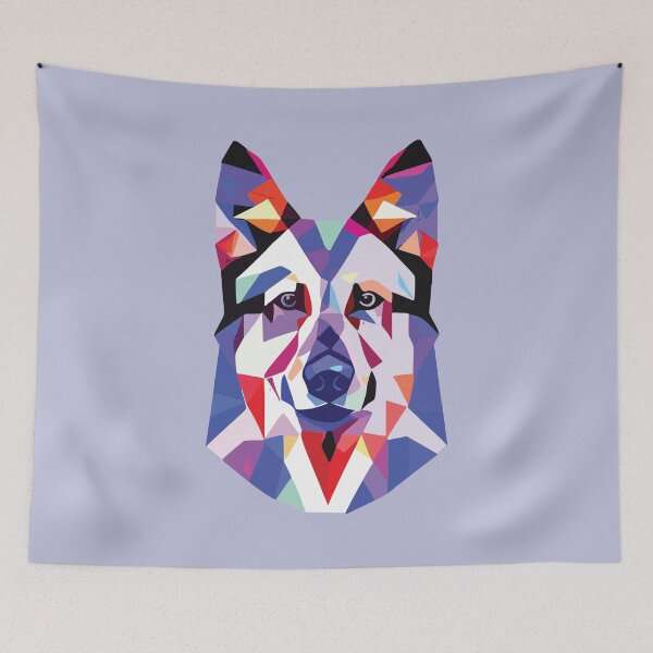 Item preview, German shepherd mosaic designed and sold by designmari.