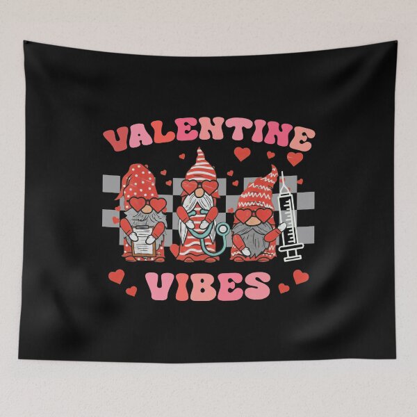 Item preview, Valentine Nurse Gnome Vibes T-Shirt designed and sold by LashondaGreen89.