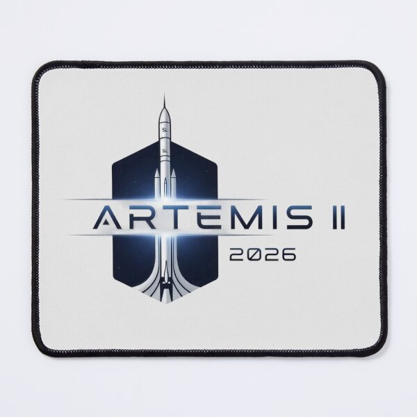 Item preview, Artemis II 2026 Mission Hexagon Space Program Logo Art designed and sold by KiwiRider.