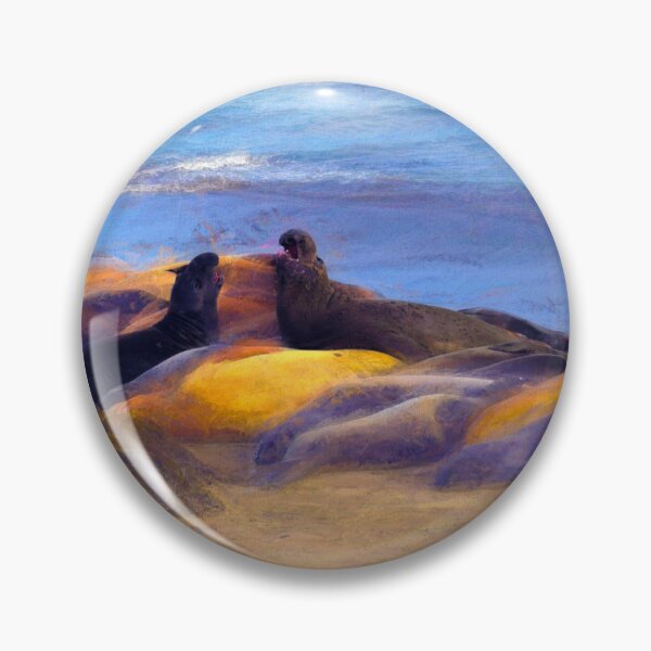 Item preview, Elephant Seals Sparring designed and sold by Wayne King.