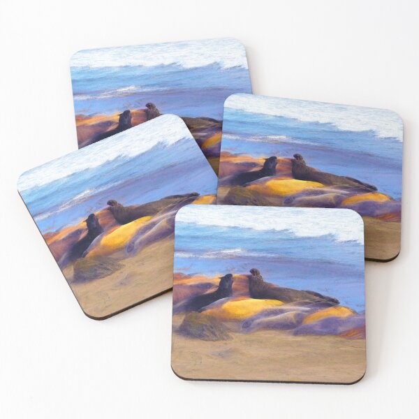 Item preview, Elephant Seals Sparring designed and sold by Wayne King.