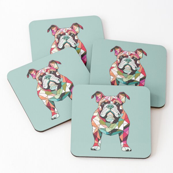Item preview, Bulldog mosaic designed and sold by designmari.