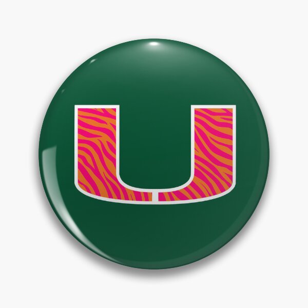 Item preview, Umiami hurricanes pink zebra designed and sold by MelissaCaster.