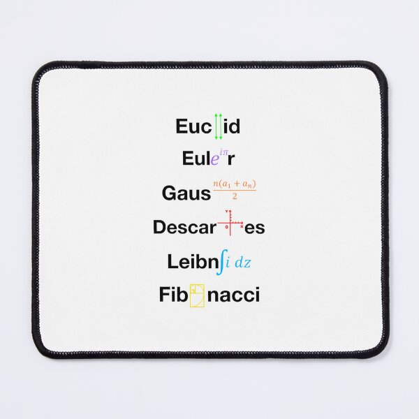 Item preview, Mathematicians Icons Minimal designed and sold by uvglwozhwrn44.