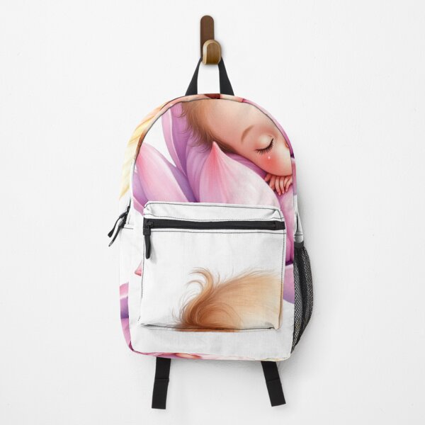 Item preview, Moonpetal Lullaby Fairy – Sleeping Baby on Blush Lotus designed and sold by Dream Bloom Gallery.