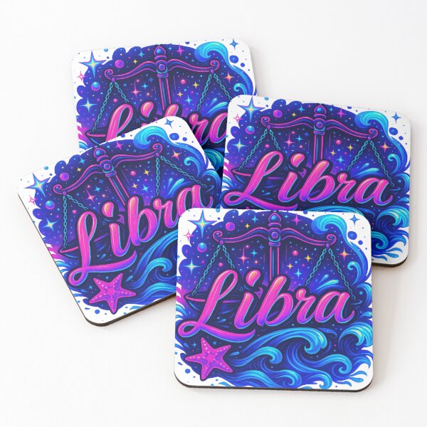 Item preview, Libra Zodiac Sticker – Neon Astrology Art – Libra Aesthetic Design designed and sold by Lulunza.