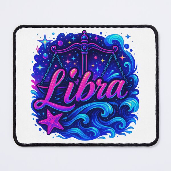 Item preview, Libra Zodiac Sticker – Neon Astrology Art – Libra Aesthetic Design designed and sold by Lulunza.