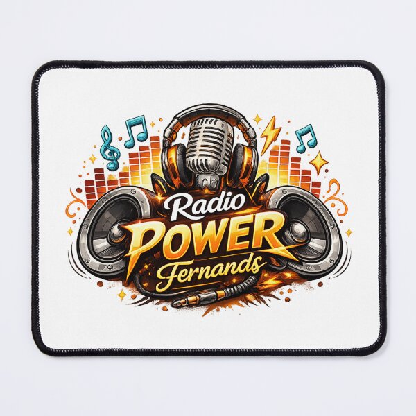 Item preview, Radio Power Fernands Music Logo Powerful Radio Station Design designed and sold by FernandsOficial.