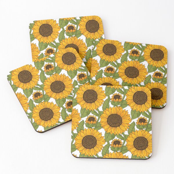 Item preview, Sunflowers in Bloom – Vibrant Floral Seamless Pattern Illustration designed and sold by VibranPalette.
