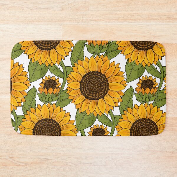 Item preview, Sunflowers in Bloom – Vibrant Floral Seamless Pattern Illustration designed and sold by VibranPalette.