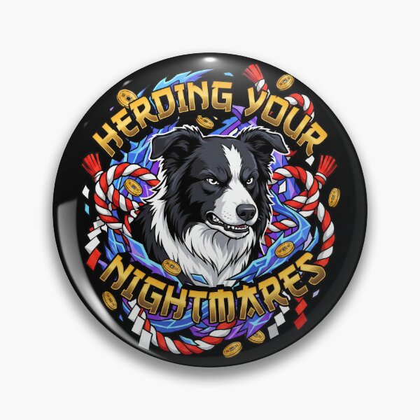 Item preview, Intense Border Collie Rope Wave Gold  designed and sold by Tong4130.