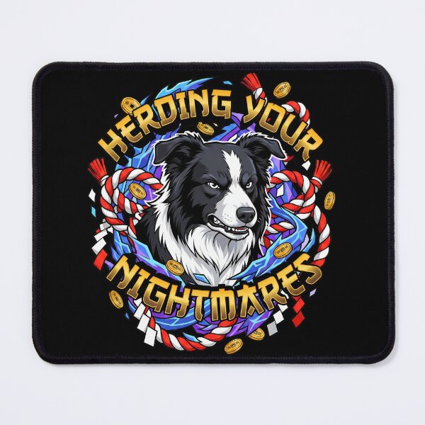 Item preview, Intense Border Collie Rope Wave Gold designed and sold by Tong4130.