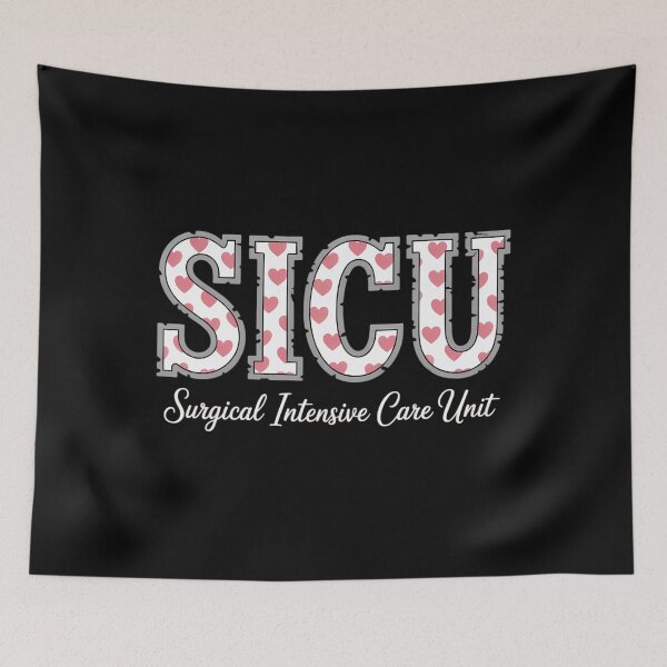 Item preview, SICU Surgical Intensive Care Unit Nurse Valentine's Day designed and sold by EllenJast.