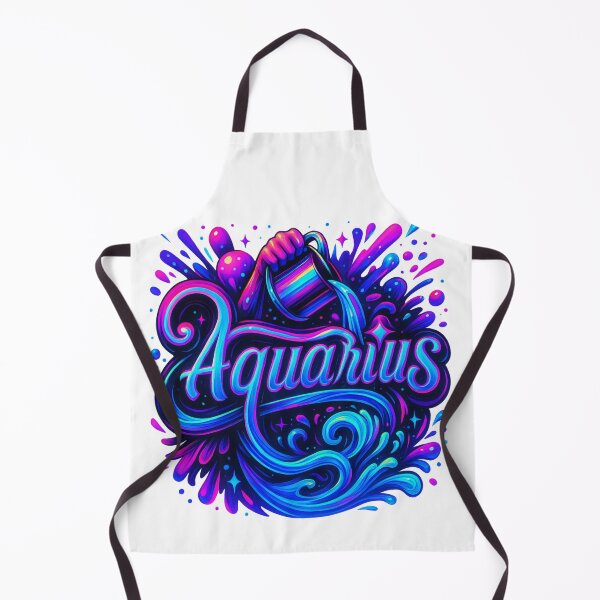 Item preview, Aquarius Zodiac Sticker – Water Bearer Astrology – Neon Aquarius Art designed and sold by Lulunza.