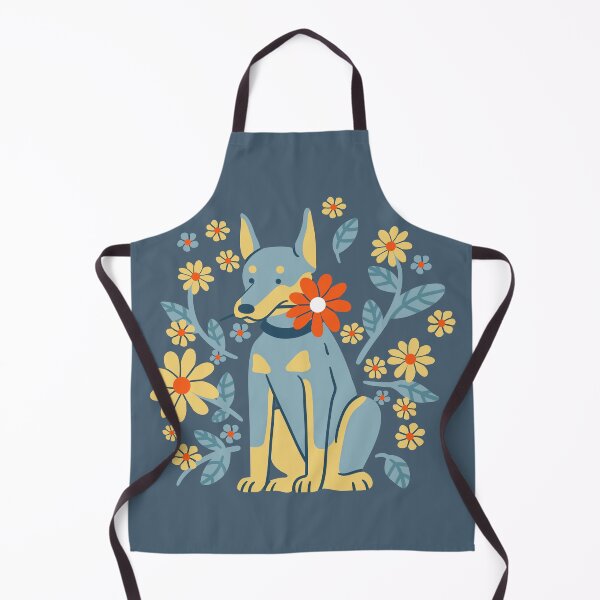 Item preview, Dobermann and Flowers designed and sold by Wlaurence.
