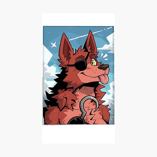 Item preview, Happy Foxy The Pirate Fox Cartoon Portrait designed and sold by KaMow.