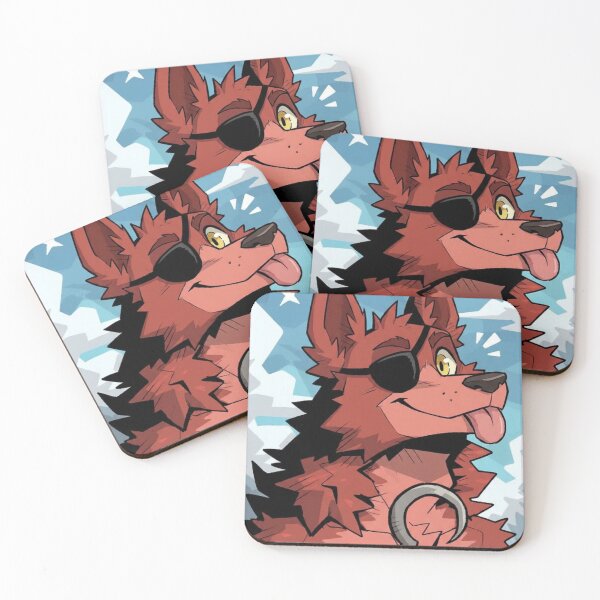 Item preview, Happy Foxy The Pirate Fox Cartoon Portrait designed and sold by KaMow.