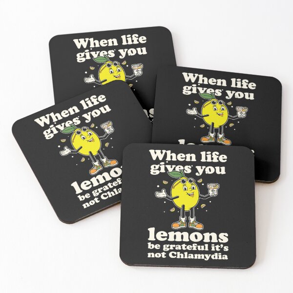 Item preview, When life gives you lemons be grateful it's not Chlamydia (on dark colors) designed and sold by messy-nessie.