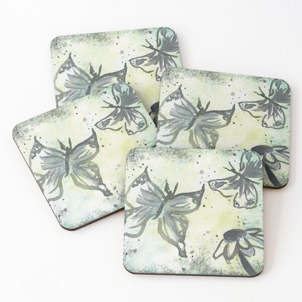 Item preview, Gentle Butterflies in Acrylics designed and sold by BLAAAAASK.