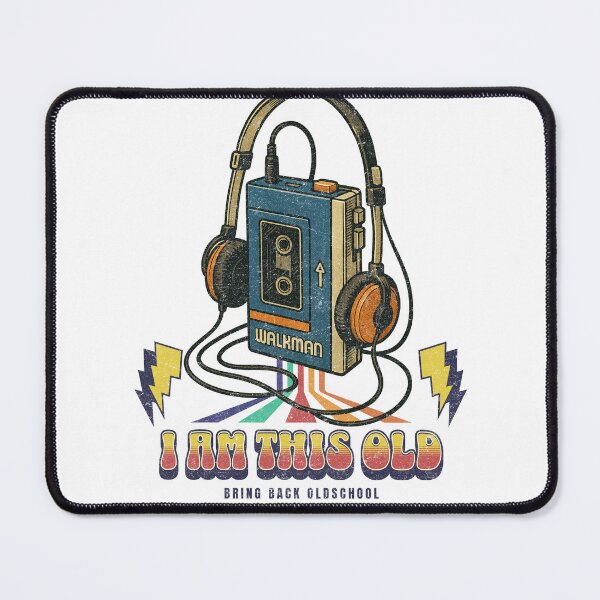 Item preview, Retro Walkman - I Am This Old designed and sold by Nacho Average Designs.