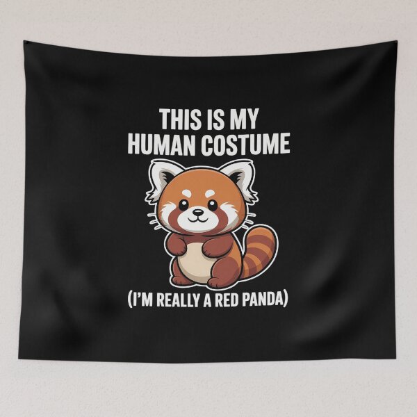 Item preview, Red Panda Halloween Kids Youth designed and sold by IdunayaStore.