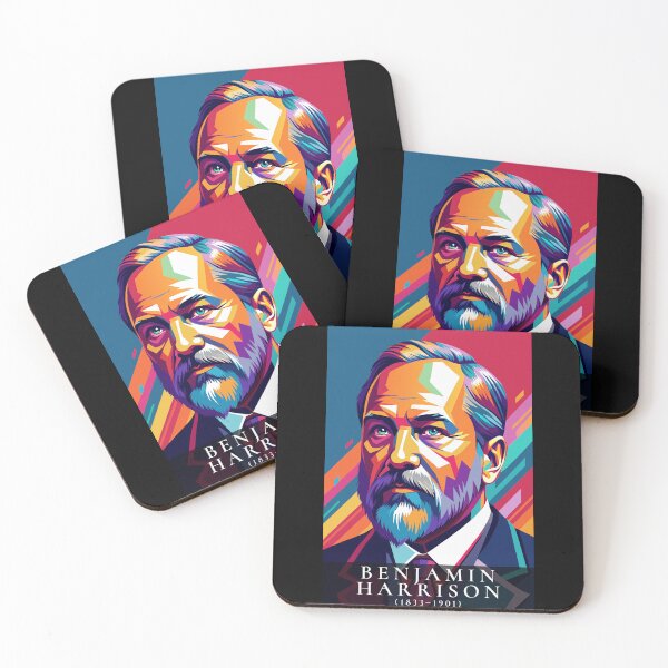 Item preview, Benjamin Harrison designed and sold by Har-vee.