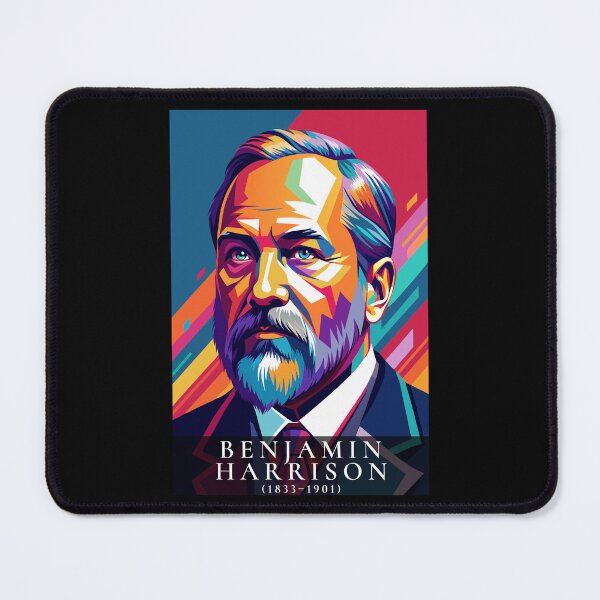 Item preview, Benjamin Harrison designed and sold by Har-vee.