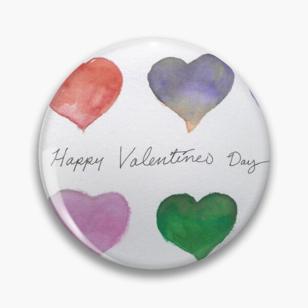Item preview, Happy Valentines Day - Colored Hearts designed and sold by Rchildslee.