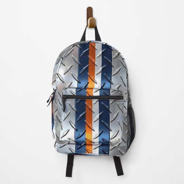Item preview, Forged Tread: 4-Way Industrial Steel PHONE CASE (CHROME - BLUE WHITE ORANGE RACING)  designed and sold by CleverCulture.