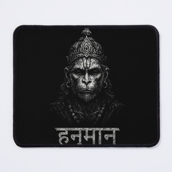 Item preview, Hanuman Dark Portrait – Hindu Monkey God designed and sold by Mortisigil.