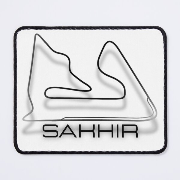 Item preview, Sakhir, Bahrain f1 track outline designed and sold by Luckofthedrawn.