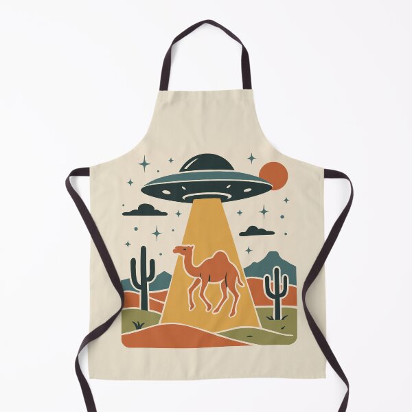 Item preview, Mid-century Modern Camel Being Abducted by Aliens designed and sold by Ghost on Toast.