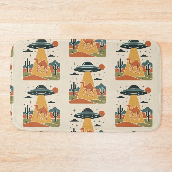 Item preview, Mid-century Modern Camel Being Abducted by Aliens designed and sold by Ghost on Toast.