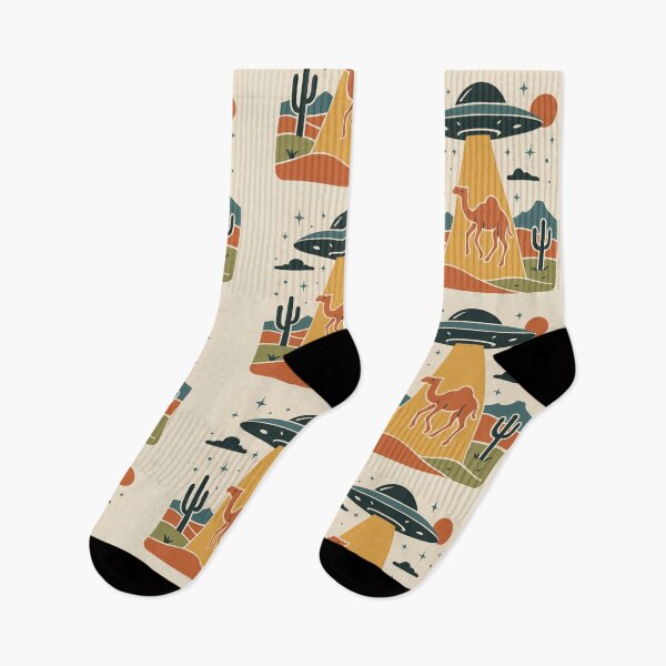 Item preview, Mid-century Modern Camel Being Abducted by Aliens designed and sold by Ghost on Toast.