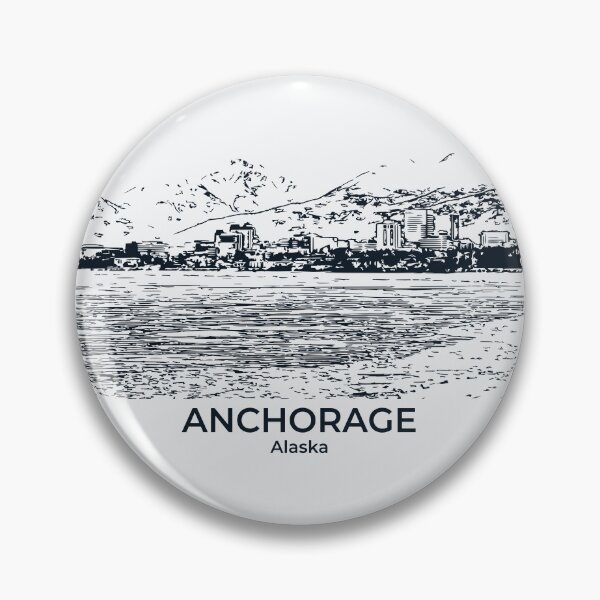 Artikelvorschau, Anchorage - Alaska entworfen und verkauft von Lakeric Cityscapes.
