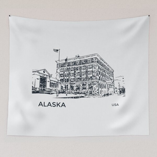 Item preview, Alaska State USA designed and sold by Lakeric Cityscapes.