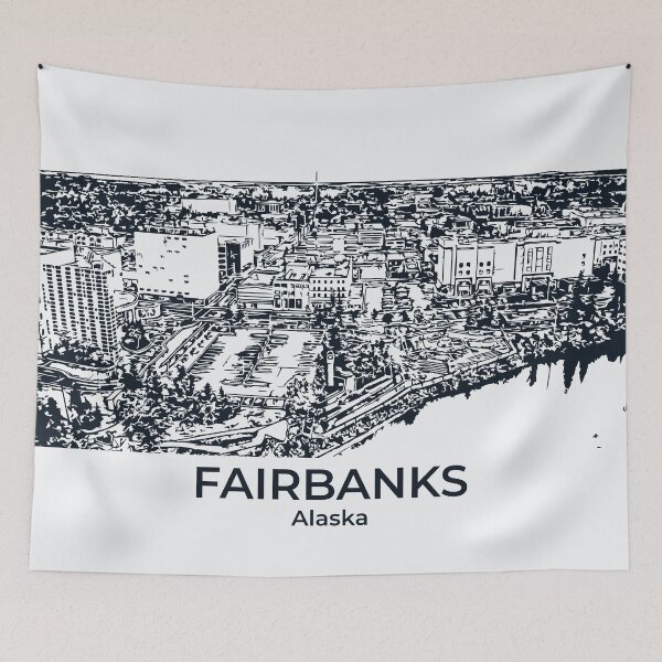 Item preview, Fairbanks - Alaska designed and sold by Lakeric Cityscapes.