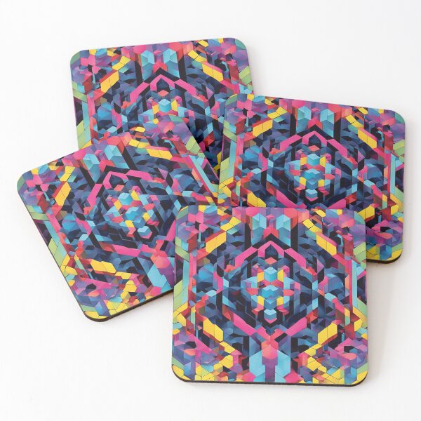Item preview, Multi-D Pop Art: Complex Colorwave designed and sold by mxztar.