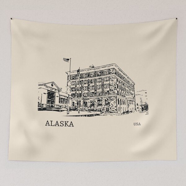 Item preview, Alaska State USA designed and sold by Lakeric Cityscapes.