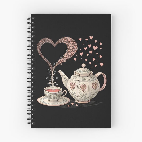 Item preview, vintage Teapot with hearts designed and sold by GogoGrove.
